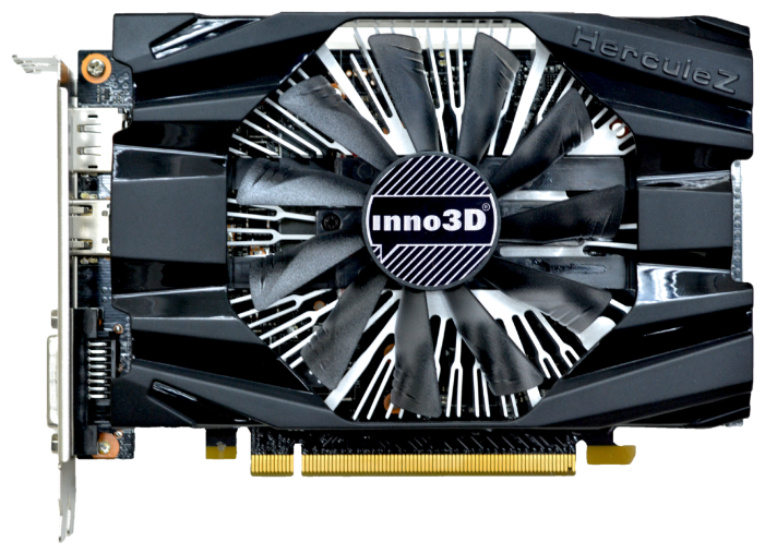Видеокарта Inno3D GeForce GTX 1060 1506Mhz PCI-E 3.0 3072Mb 8000Mhz 192 bit DVI HDMI HDCP Compact (N1060-6DDN-L5GM) (фото modal 1)