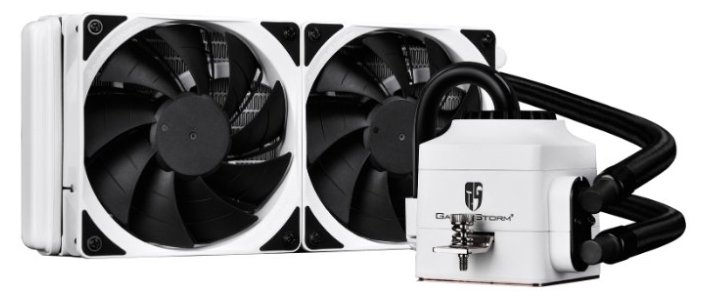 Кулер для процессора Deepcool Captain 240 EX WHITE RGB (фото modal 1)