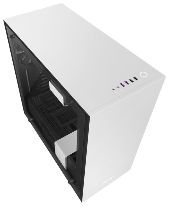Компьютерный корпус NZXT H700i White/black (фото modal 3)