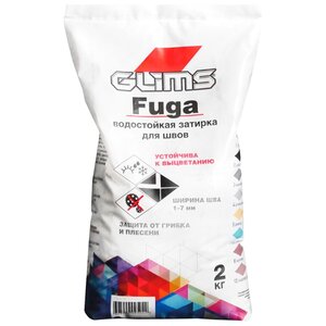 Затирка GLIMS Fuga 2 кг (фото modal nav 1)