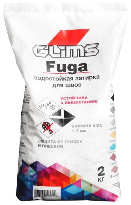 Затирка GLIMS Fuga 2 кг (фото modal 1)