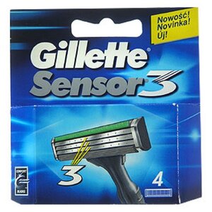 Сменные лезвия Gillette Sensor 3 (фото modal nav 2)