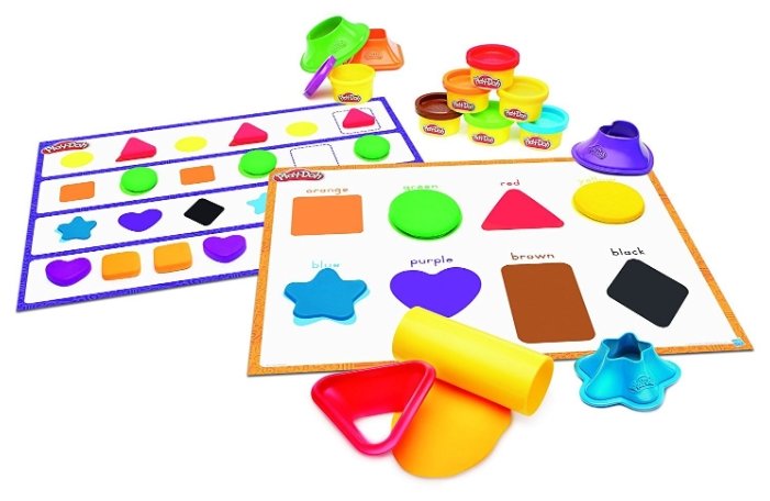 Масса для лепки Play-Doh Цвета и фигуры (B3404) (фото modal 6)