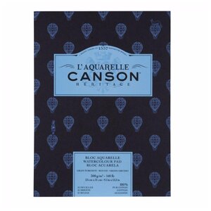 Альбом для акварели Canson Heritage Grain Torchon Rough 36 х 26 см, 300 г/м², 12 л. (фото modal nav 1)