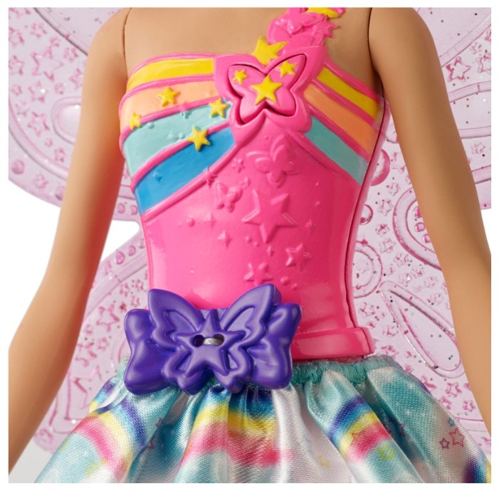Кукла Barbie Дримтопия Фея с летающими крыльями, 28 см, FRB08 (фото modal 7)