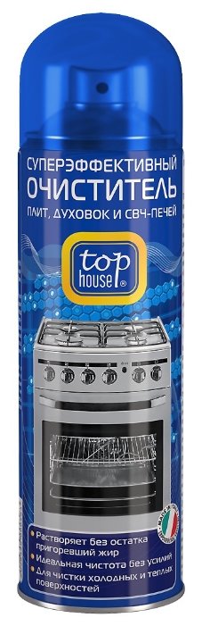 Очиститель-аэрозоль для плит, духовок и СВЧ печей Top House (фото modal 1)
