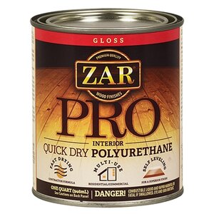 Лак ZAR Pro Interior Quick Dry Polyurethane глянцевый (0.95 л) (фото modal nav 1)