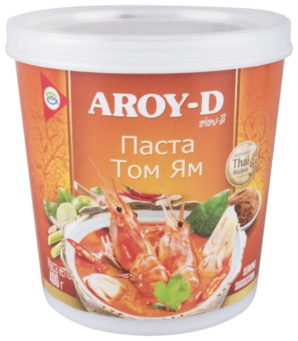 Aroy-D Паста Том Ям кисло-сладкая, 400 г (фото modal 1)