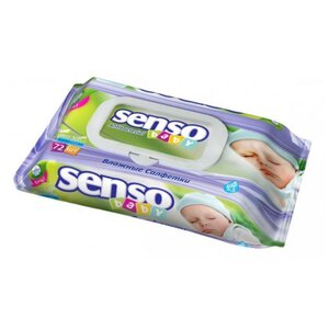 Влажные салфетки Senso baby Антибактериальные (фото modal nav 2)