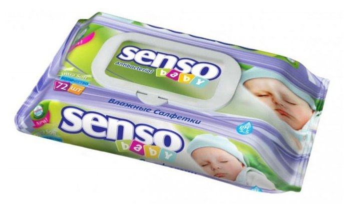 Влажные салфетки Senso baby Антибактериальные (фото modal 2)