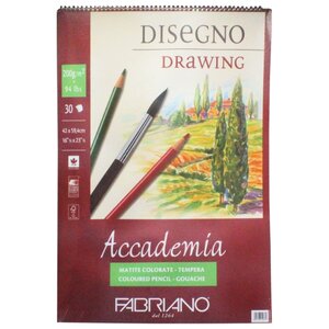 Альбом для рисования Fabriano Disegno Accademia 59.4 х 42 см (A2), 200 г/м², 30 л. (фото modal nav 1)