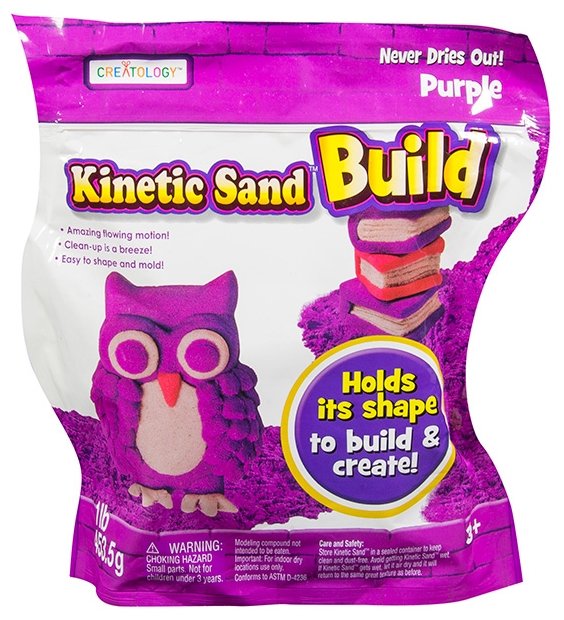Кинетический песок Kinetic Sand Для лепки, 2 цвета (фото modal 3)