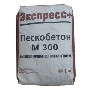 Пескобетон Экспресс+ М-300, 40 кг (фото modal nav 1)