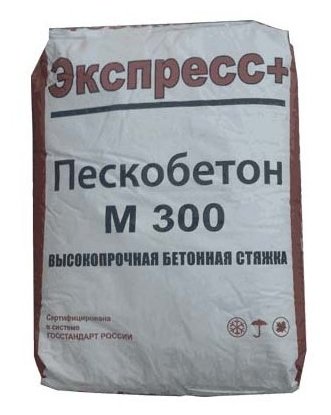 Пескобетон Экспресс+ М-300, 40 кг (фото modal 1)