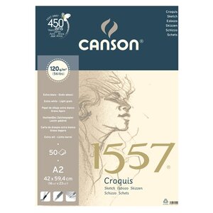 Альбом Canson 1557 59.4 х 42 см (A2), 120 г/м², 50 л. (фото modal nav 1)