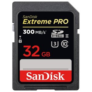 Карта памяти SanDisk Extreme PRO SDHC UHS-II 300MB/s (фото modal nav 1)