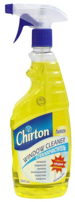 Спрей Chirton Лимон для мытья стёкол и зеркал (фото modal 2)