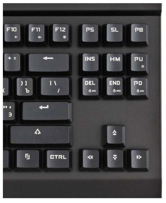 Клавиатура Oklick 910G IRON EDGE Black USB (фото modal 4)