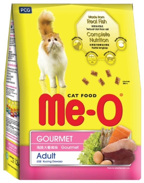 Корм для кошек Me-O Сухой корм - Деликатес (фото modal 1)