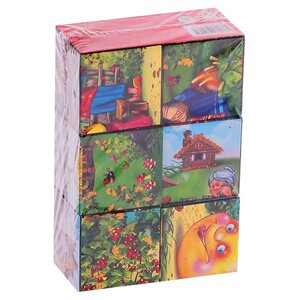 Кубики-пазлы Рыжий кот Колобок К06-8033 (фото modal nav 4)