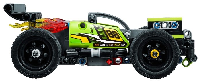 Конструктор LEGO Technic 42072 Зеленый гоночный автомобиль (фото modal 4)