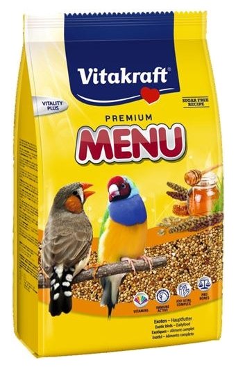 Vitakraft Корм для экзотических птиц Premium Menu (фото modal 1)