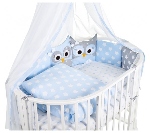 SWEET BABY комплект в овальную кроватку Civetta (10 предметов) (фото modal 6)