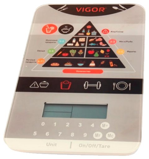Кухонные весы VIGOR HX-8217 (фото modal 1)