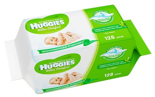 Влажные салфетки Huggies Ultra Comfort (фото modal 2)