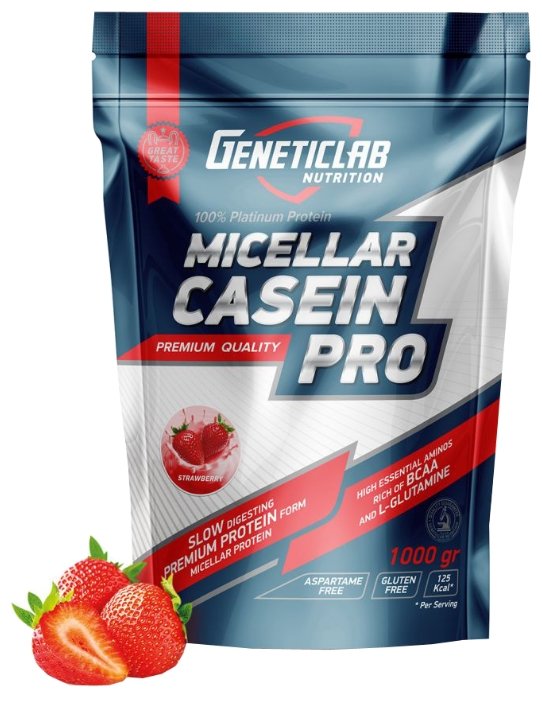Протеин Geneticlab Nutrition Casein Pro (1000 г) (фото modal 2)