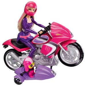Barbie мотоцикл секретного агента (DHF21) (фото modal nav 3)