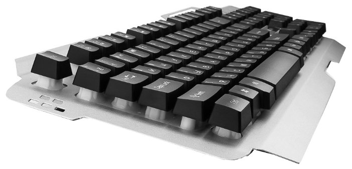Клавиатура и мышь Гарнизон GKS-510G Silver-Black USB (фото modal 4)