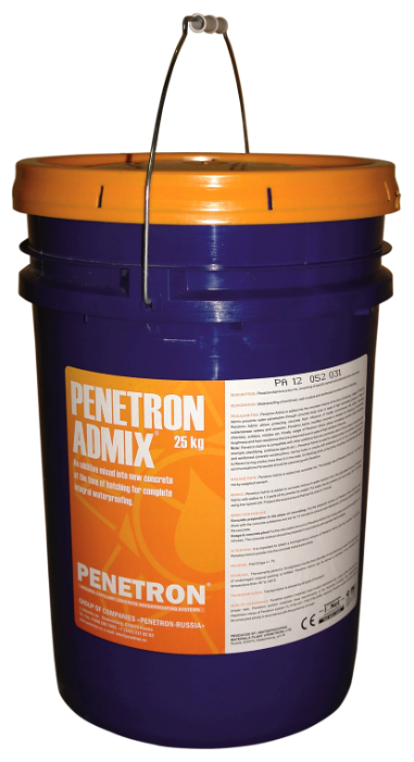 Добавка гидроизоляционная Пенетрон Адмикс 25 кг (фото modal 2)