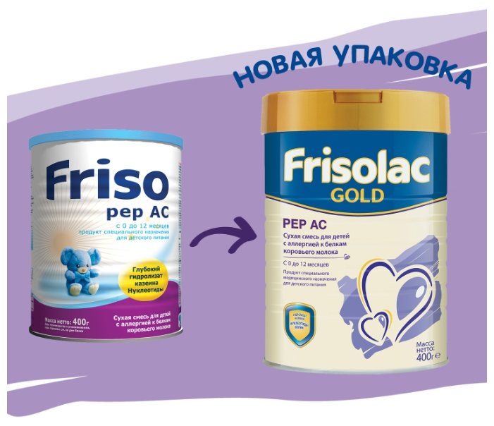 Смесь Friso Frisolaс Gold PEP AC (с 0 до 12 месяцев) 400 г (фото modal 5)