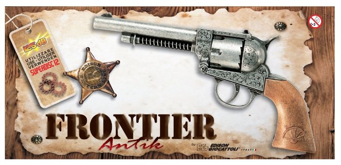Револьвер Edison Giocattoli Western Deluxe Frontier Antik (191/96) (фото modal 2)