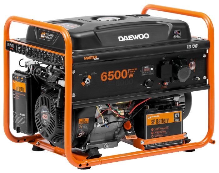 Бензиновая электростанция Daewoo Power Products GDA 7500E (фото modal 1)