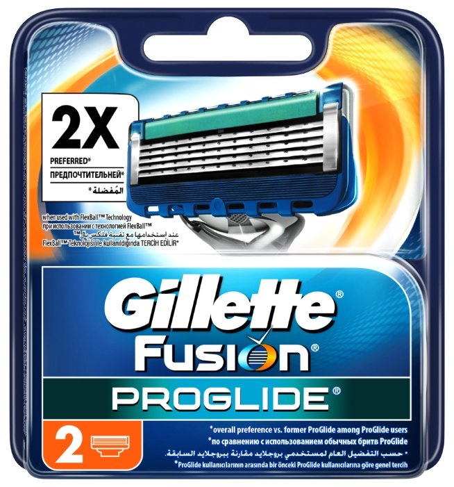 Сменные лезвия Gillette Fusion ProGlide (фото modal 1)