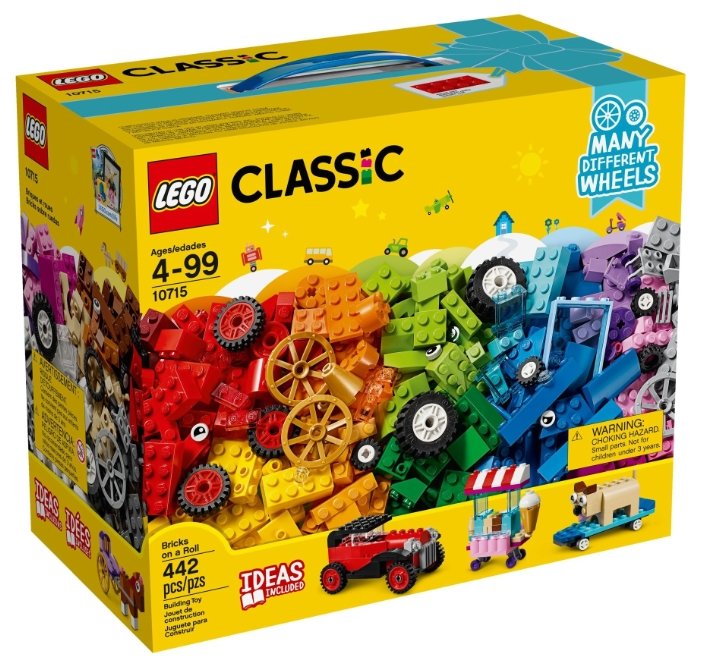 Конструктор LEGO Classic 10715 Модели на колёсах (фото modal 1)