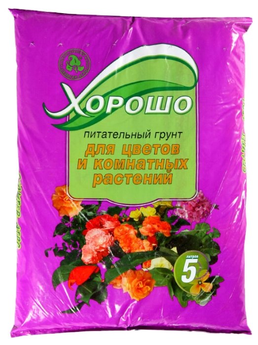 Грунт Селигер-Агро Хорошо для цветов и комнатных растений 10 л. (фото modal 1)