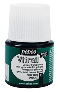 Краски Pebeo Vitrail Изумрудный 050013 1 цв. (45 мл.) (фото modal 1)
