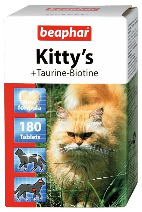 Добавка в корм Beaphar Kitty's Taurine + Biotin, (фото modal 4)
