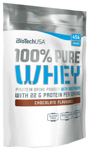 Протеин BioTech 100% Pure Whey jar (454 г) (фото modal 1)