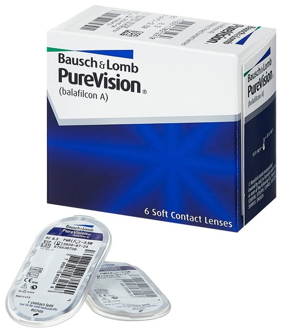 Bausch & Lomb PureVision (6 линз) (фото modal 4)