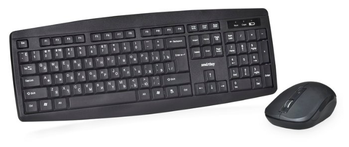 Клавиатура и мышь SmartBuy SBC-212332AG-K Black USB (фото modal 1)