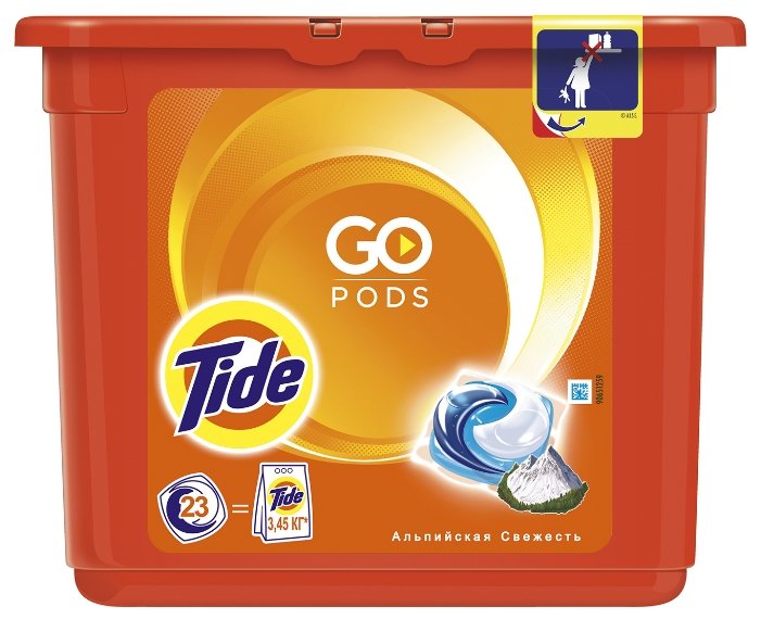 Капсулы Tide Go Pods автомат Альпийская свежесть (фото modal 1)