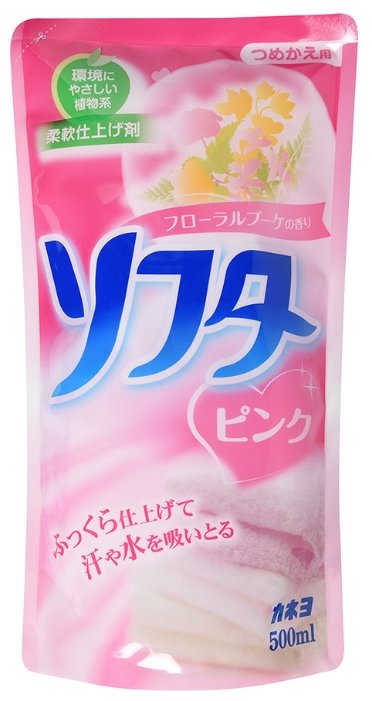 Кондиционер для белья Softa с ароматом розовых цветов Kaneyo (фото modal 1)