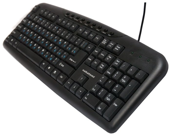 Клавиатура NAKATOMI KN-11U Black USB (фото modal 3)