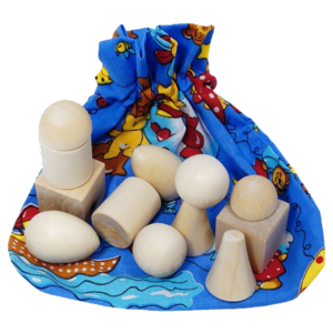 Развивающая игрушка RNToys Волшебный мешочек - геометрический 12 предметов (фото modal nav 1)