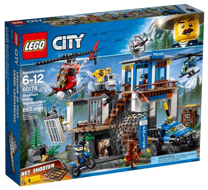 Конструктор LEGO City 60174 Полицейский участок в горах (фото modal 1)