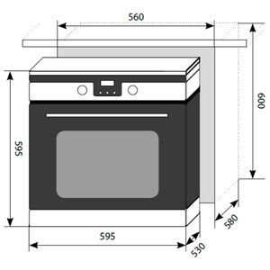 Духовой шкаф LEX EDP 092 WH (фото modal nav 2)